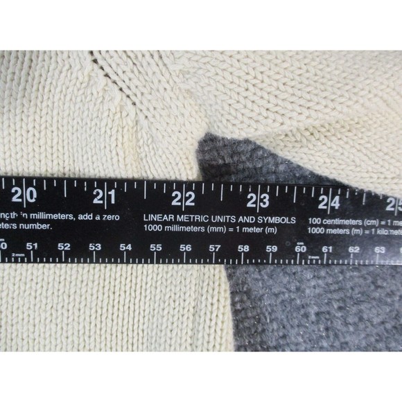 ⛔️ VTG POLO JEANS CO RALPH LAUREN Sweater Men XLarge Flag USA Knit 90s Logo Mock - Picture 4 of 10